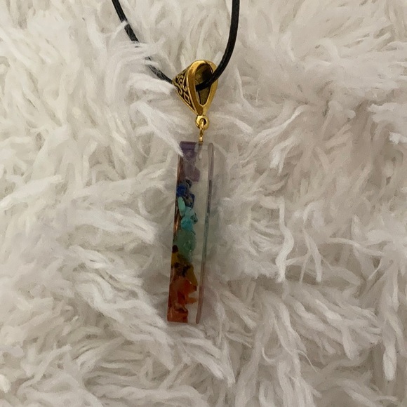 Chakra crystal necklace - Picture 4 of 5